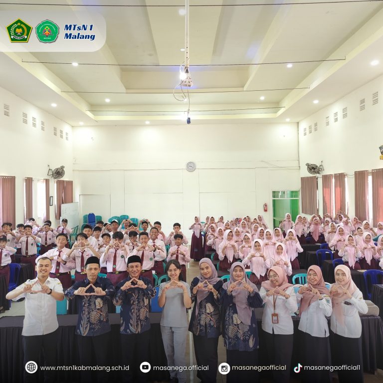 UPT Puskesmas Gondanglegi dan MTsN 1 Malang Bersinergi Wujudkan Madrasah Sehat Melalui Pembinaan Kader Kesehatan Remaja