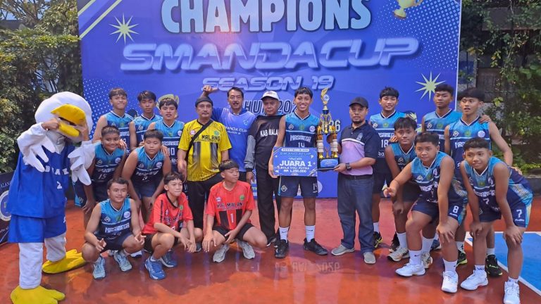 MTSN 1 KABUPATEN MALANG JUARA SMANDA CUP 2026, DIAZ SABET BEST PLAYER