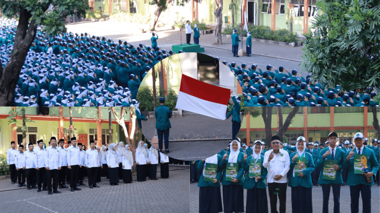 Semangat Awal Semester! Upacara Pertama di MTsN 1 Malang Bertabur Prestasi Gemilang